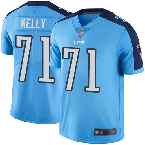 Tennessee Titans Limited Light Blue Men Dennis Kelly Jersey NFL Football #71 Rush Vapor Untouchable->tennessee titans->NFL Jersey